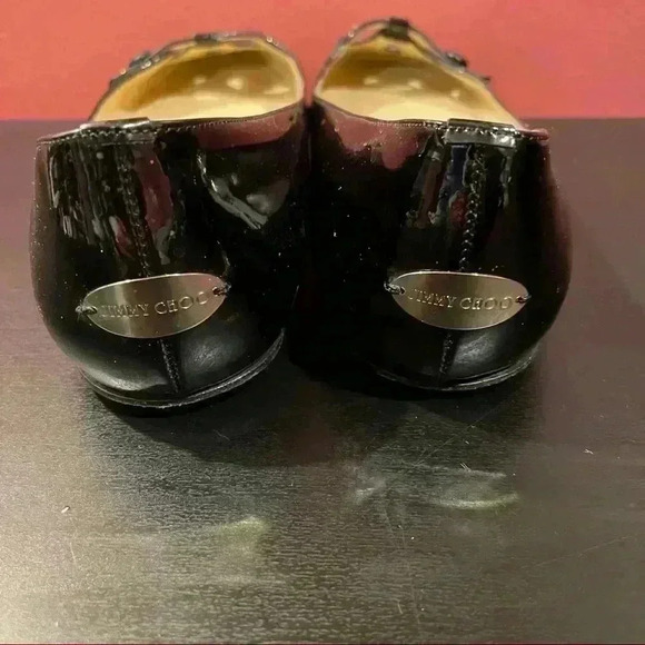 Jimmy Choo Patent Leather Ballet Flats - Picture 5 of 8